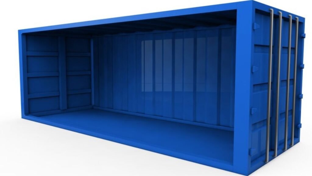 Contenedores de transporte TEU: definición y capacidad 8 Contenedor de 20 pies con puerta lateral