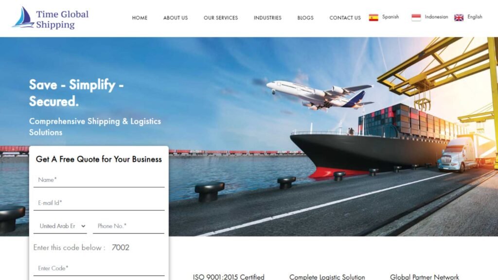 Los 10 mejores transportistas en los Emiratos Árabes Unidos 6 Tiempo Global Shipping LLC