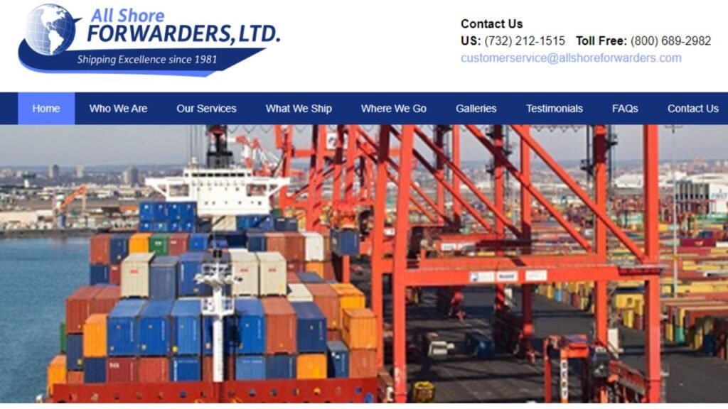 Top Freight Forwarders in New Jersey 5 All Shore Forwarders Ltd